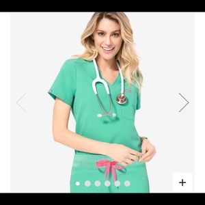 Figs surgical green catarina top